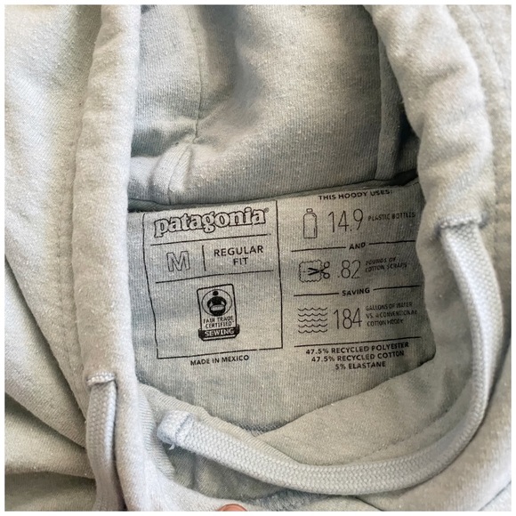 Patagonia Mint Pastel Hoodie Sweater Size M - Picture 8 of 11